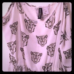 🔥H&M Tiger face print dress.